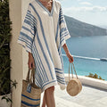 Women'S Contrast Striped Dress