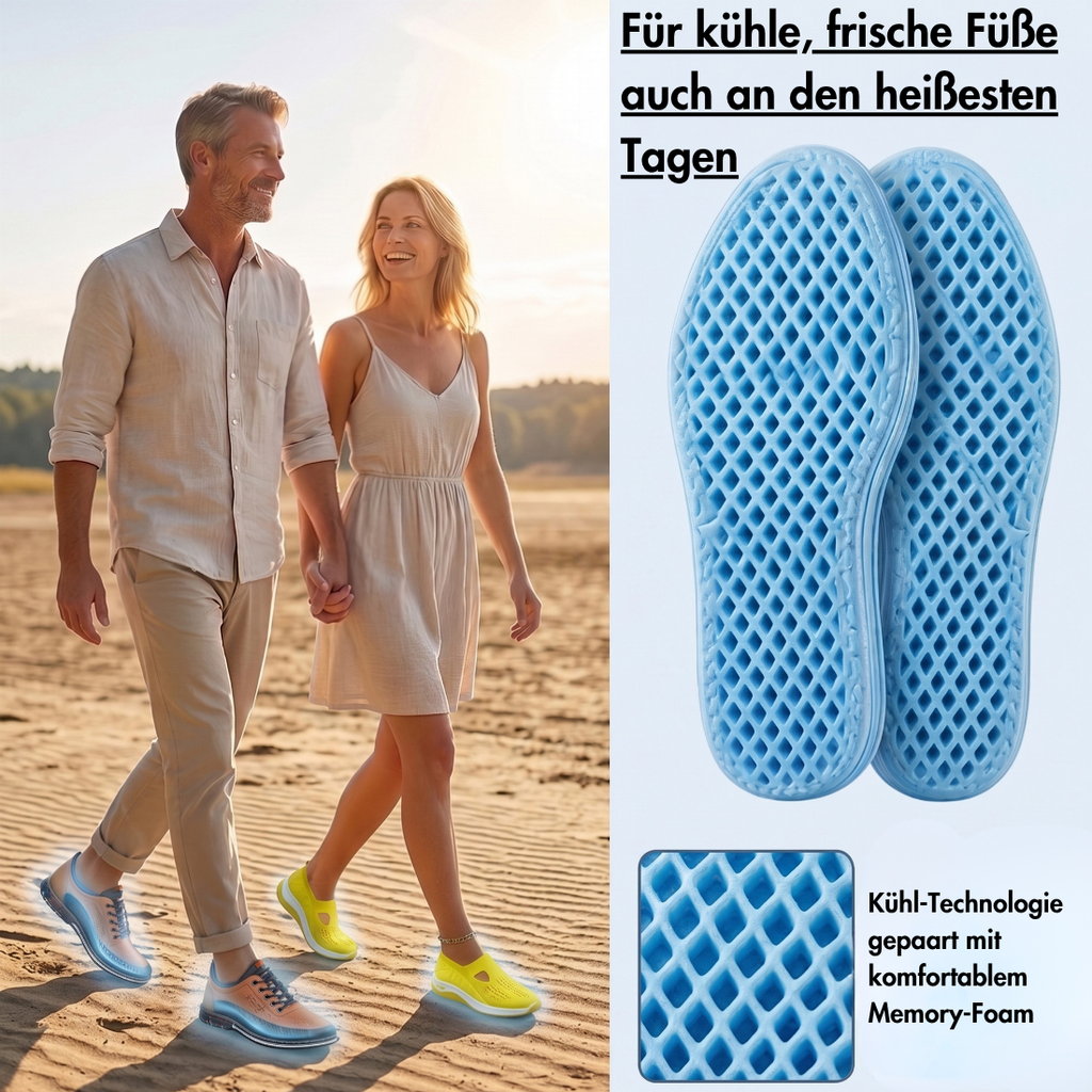 ICEWALK – Summer Insoles: Sweat-Absorbing & Cooling