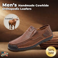 Last day for 50% off 🔥⏱️Christmas sale⏱️🔥Men's calfskin slip-on ⚡ hollow loafers