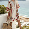 Women'S Contrast Striped Dress