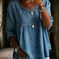 New Arrivals🔥 Women's Vintage Casual Loose Linen Blouse Shirt