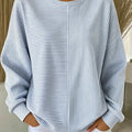 New Arrival 🔥 Women's Casual Loose-Fit Striped Sweatshirt