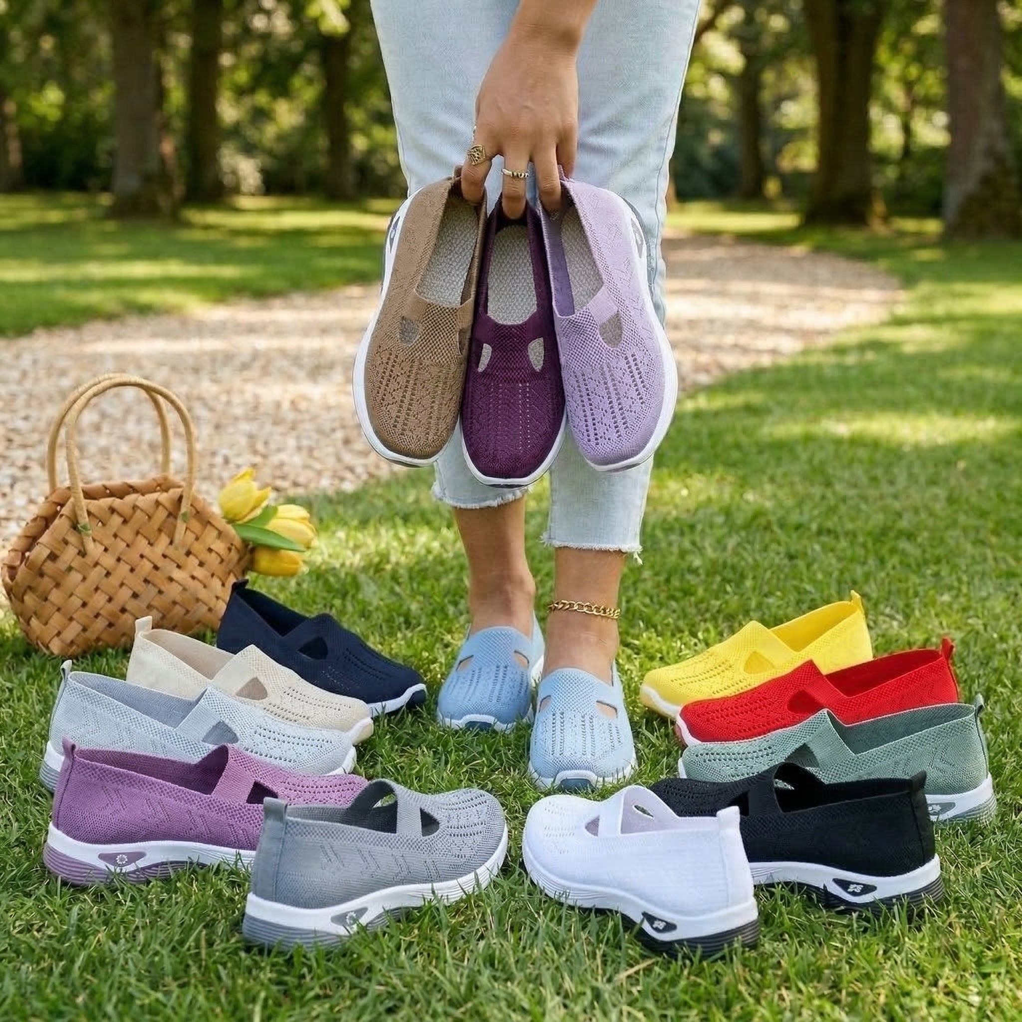 (Buy 1 Get 1 Free) MARLENE – The summer shoe for a feeling of lightness