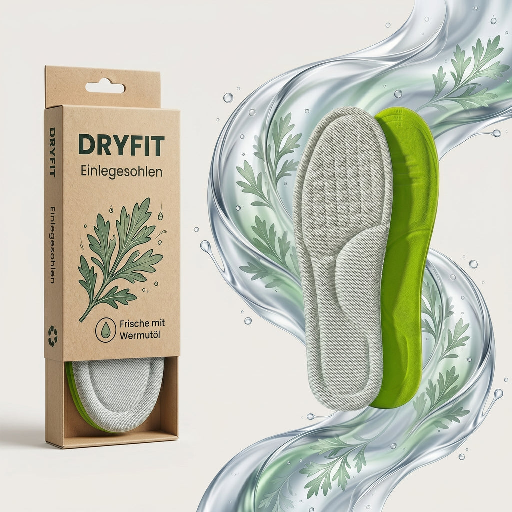 DRYFIT - 5D Insole: Antibacterial & Sweat-Absorbing