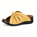 Women Vintage Premium Orthopedic Open Toe Summer Wedges Platform Sandals