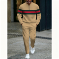 👕 Last 30 stocks 🔥 Men's Graphic Print Pullover & Pants Set – Street Style, Comfort Fit & Casual Look 👖