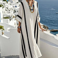 Women'S Contrast Striped Dress