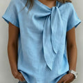 Casual Linen And Cotton Tops