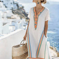 Women'S Casual Solid Color  Dress