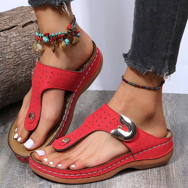WOMEN  SOFT FOOTBED ORTHOPEDIC ARCH-SUPPORT SANDALS