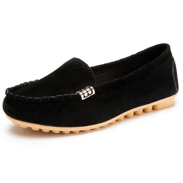 🔥Hot Sale🔥Round-Toe Flats,Breathable Orthopedic Slip On Walking Shoes