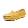 🔥Hot Sale🔥Round-Toe Flats,Breathable Orthopedic Slip On Walking Shoes